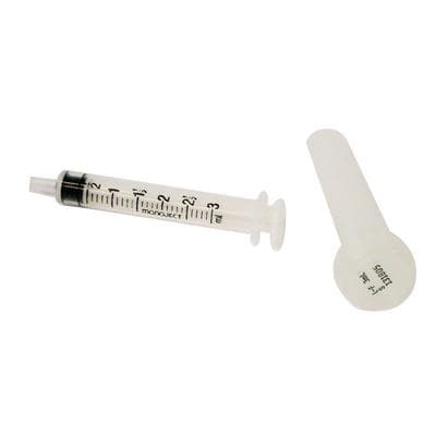 Monoject 3cc Syringe with Regular Luer Slip Tip, Sterile, Bold Graduations 0.1cc, 100/Box, 8881513918 thumbnail 3