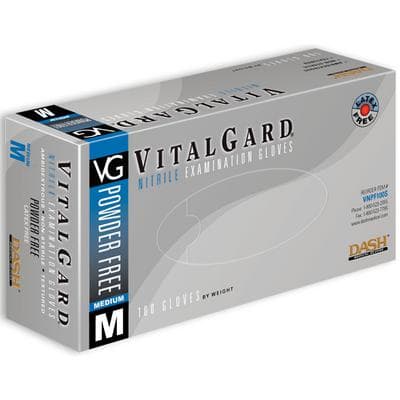 VitalGard Nitrile Exam Gloves, Powder Free, Latex Free, Non-Sterile, Blue, Medium, 100/Box, VNPF100M thumbnail 18