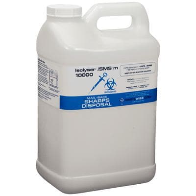 Isolyser SMSm 10000 Sharps Mail-Back Disposal System, 10 Liter, Each, SMS10000M thumbnail 7