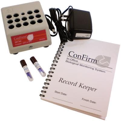 ConFirm 24 In-Office Biological Monitoring System Starter Kit, Steam, 25 Indicators, Incubator, Crusher & Record Keeper, CBMS10 thumbnail 6
