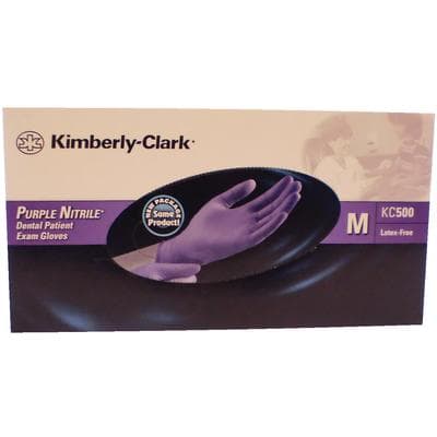 Halyard Purple Nitrile Powder-Free Exam Gloves, Medium, 9.5 in, Purple, 100/Box, 53432 thumbnail 9