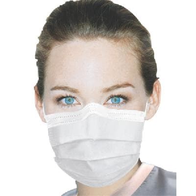 Crosstex Ultra Sensitive FogFree Earloop Face Mask, ASTM Level 3, White, 40/Box, GCFCXSF thumbnail 31