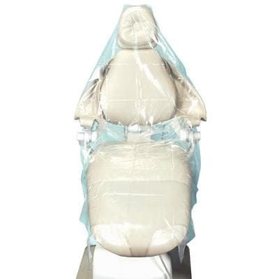 Plasdent Full Plastic Dental Chair Cover Sleeves, Clear, 33" x 54", 200/Pk, PS105 thumbnail 15