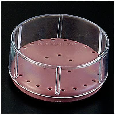 Plasdent Magnetic Bur Block, 28 Burs Capacity, Large Round, Mauve, 1/Pk, 400BL-10 thumbnail 7