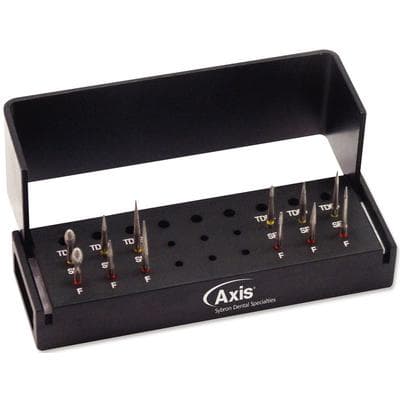 Kerr AXIS Logic Set - TDF Diamonds, LS-302, 12-Piece Kit (6 Fine 40µm + 6 Superfine 20µm), FG Shank thumbnail 10