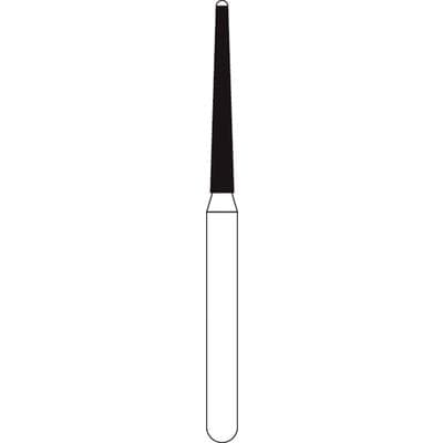 NTI Diamond Bur, Friction Grip (FG), Coarse, Safe End Taper, #C857-012, 1.2 mm Diameter, 10.0 mm Length, 5/Pack thumbnail 7