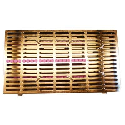 Hu-Friedy IMS Signature Series Oral Surgery Cassette, Purple, 8" x 14.5" x 1.25", Holds 12 Instruments + 4 Elevators + 3 Hinged Instruments, Single thumbnail 9