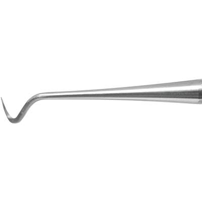 American Eagle #N2 Nevi Sickle Scaler, Double End, Posterior, EagleLite Resin Handle, 3/8", Red, AESN2X, 1/Pk thumbnail 9