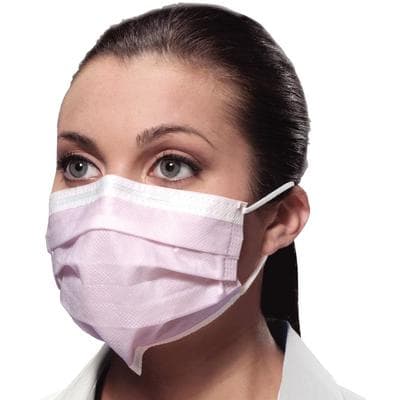 Isofluid SecureFit Earloop Face Mask, ASTM Level 1, Pink, 50/Box, GCIPKSF thumbnail 15