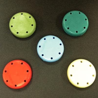 Plasdent Magnetic Bur Block, 7-Hole Small Round, White, 400BS-1 thumbnail 6