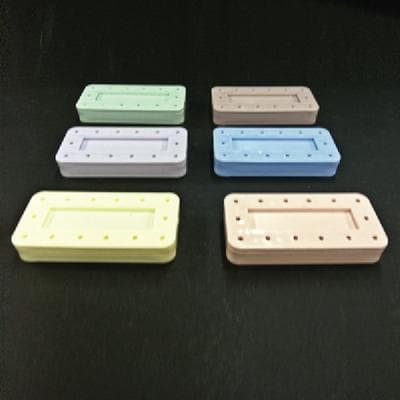 Plasdent Magnetic Bur Block, 14-Hole, FG/RA, White, Rectangular, 400BR-1 thumbnail 4