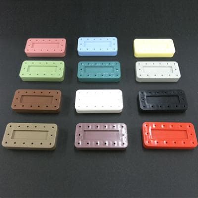 Plasdent Magnetic Bur Block, 14-Hole, Rectangular, Blue, 1/Pk, 400BR-2 thumbnail 11