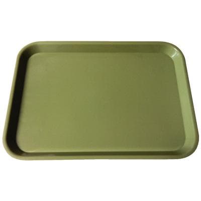 Plasdent Set-Up Flat Tray, Size B (Ritter), Green, Plastic, 13-1/2" x 9-5/8" x 7/8", 1/Pk, 300BF-4 thumbnail 9