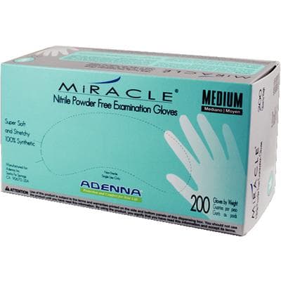 Adenna Miracle Nitrile Exam Gloves, Powder-Free, Non-Sterile, Medium, Blue, 200/Box, MIR165 thumbnail 13