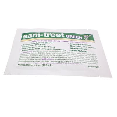 Sani-Treet Green Enzymatic Evacuation Cleaner, Unidose, Lemongrass Lavender, 1 oz, 50/Box, 7002 thumbnail 4