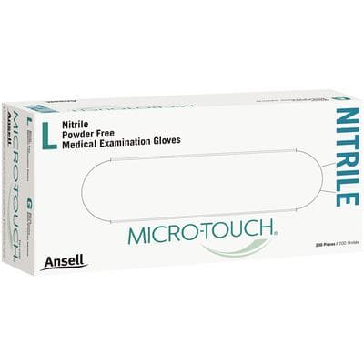 Micro-Touch Nitrile Exam Gloves, Powder-Free, Non-Sterile, Large, Blue, 200/Box, 6034303 thumbnail 18