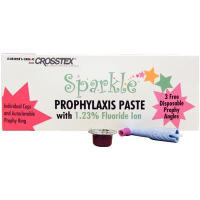 Sparkle Prophy Paste with Xylitol, Coarse Grit, Berrylicious Assorted Flavors, 1.23% APF, Single-Use Cups, 200/Box, UPCB thumbnail 10