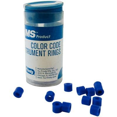 Hu-Friedy IMS Color Code Instrument Rings, Large, Blue, Silicone, 50/Pk, IMS-1288L thumbnail 12