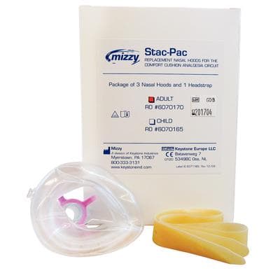 Keystone Stac-Pac Comfort Cushion Nasal Hoods, Adult, 3/Pkg, 6070170 thumbnail 6