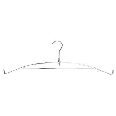 Palmero Deluxe Coat Panoramic Apron Hanger, Chrome-Coated Steel, 21" x 9.25", 1/Pkg thumbnail 6