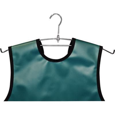 Palmero Deluxe Coat Panoramic Apron Hanger, Chrome-Coated Steel, 21" x 9.25", 1/Pkg thumbnail 7