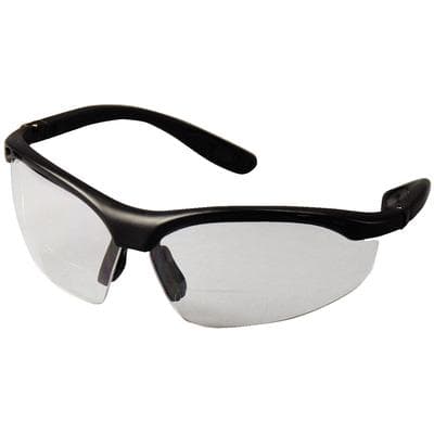 Palmero Kool Daddy Bifocal Safety Eyewear, 1.5 Diopter, Black Frame, Clear Lens, 3740B thumbnail 6