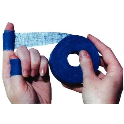Safety Finger Tape, Blue, Self-Adhering, 1" x 90 ft Roll thumbnail 5