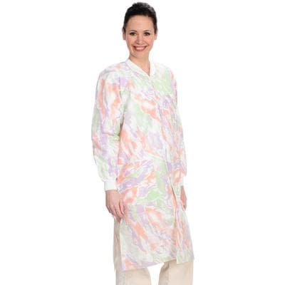 Extra-Safe Multicolor Disposable Lab Coat, Large, Knee-Length, SMS, AAMI Level 3, Latex-Free, 10/Pk, 3660PGOL thumbnail 6