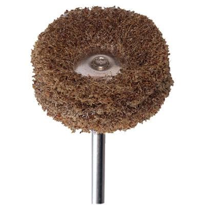 Meisinger Fuzzies Acrylic Polishing Wheel, Coarse Grit, Brown, 25mm, HP Shank, 5/Pkg, 253G-250-HP thumbnail 15