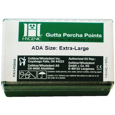 Hygenic Gutta Percha Points, Extra Large, Pink, .02 Taper, 28mm, 100/Pkg, H01306 thumbnail 4