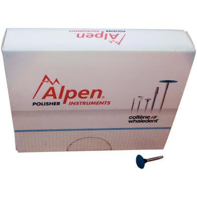 Alpen Ceramic Plus Polisher, Small Lens, RA Shank, Medium Grit, 5/Pkg, RP230321RA thumbnail 6