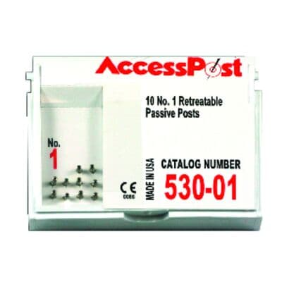 AccessPost Stainless Steel Passive Post Refill, Size 1 (Red), 1.1 mm, 10/Pk, 530-01 thumbnail 10