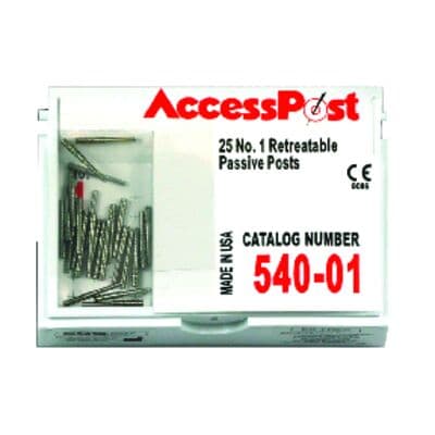 AccessPost Stainless Steel Economy Refill Kit, Size 1 Red, 25/Bx, 540-01 thumbnail 5