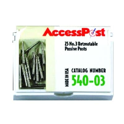 AccessPost Stainless Steel Posts, Economy Refill Kit, Size 3, Green, 25/Pkg, 540-03 thumbnail 3
