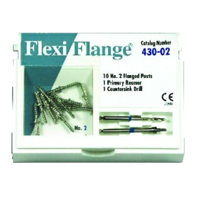 Flexi-Flange Stainless Steel Post Refill, Size 2, Blue, 10/Pk, 430-02 thumbnail 11