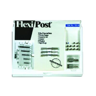 Flexi-Post Titanium Prefabricated Split Shank Post, Standard Introductory Kit, Size 2, Blue, 10/Pack, 125-02 thumbnail 2