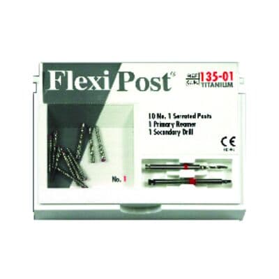 Flexi-Post Titanium Prefabricated Split Shank Post Refill Kit, Size 1, Red, 10/Pkg, 135-01 thumbnail 17