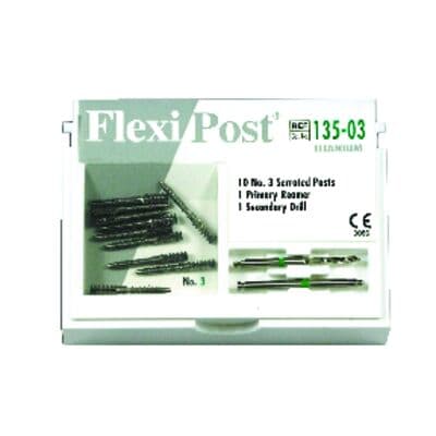 Flexi-Post Titanium Prefabricated Split Shank Post Refill, Size 3, Green, 10/Pkg, 135-03 thumbnail 11