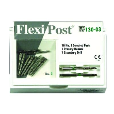 Flexi-Post Stainless Steel Prefabricated Split Shank Post Refill, Size 3, Green, 10/Pk, 130-03 thumbnail 13