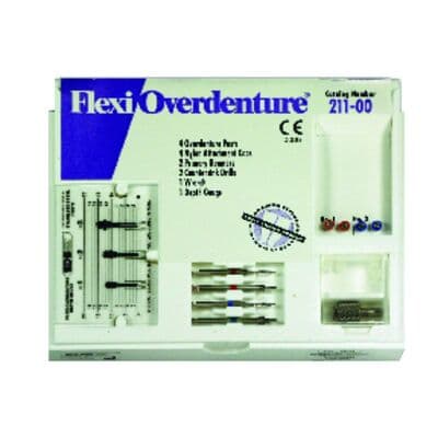Flexi-Overdenture 4 Post Stainless Steel Introductory Kit, Sizes 1 & 2, Red/Blue, 211-00 thumbnail 8