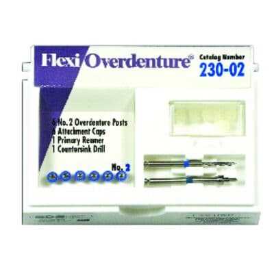 Flexi-Overdenture Stainless Steel Post Refill, Size 2, Blue, 6 Posts, 230-02 thumbnail 5