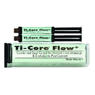 Ti-Core Flow+ Automix Dual-Cure Core Build-Up Material & Post Cement, Vita A2, Complete Kit, 2 x 4.5 g Syringes, 832-00 thumbnail 23