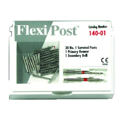 Flexi-Post Stainless Steel Economy Refill, Size #1, Red, 30/Pk, 140-01 thumbnail 11