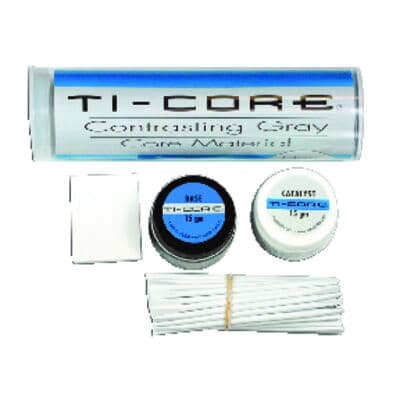Ti-Core Base & Catalyst Core Build-Up Material, Self-Cure, Regular Set, Complete Kit, Gray, 1/Pk, 800-00 thumbnail 13