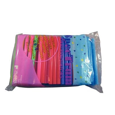 Spectrum Vented Oral Evacuator Tips, Plastic, Bendable, Assorted Neon Colors, 100/Pk, 8018C thumbnail 13