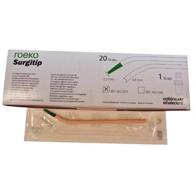 Roeko Surgitip Surgical Aspirating Tips, Sterile Plastic, 2.5 mm, White/Green, 20/Pk, 462025 thumbnail 5