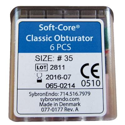 Soft-Core Classic Obturators, #35, Green, 6/Pk, 972-3035 thumbnail 25