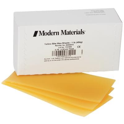 Modern Materials Yellow Bite Wax Sheets, 5 lb Box, 50093654 thumbnail 16
