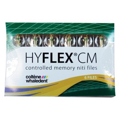 HyFlex CM NiTi Rotary Files, .04 Taper, 25mm, #35, Green, 6/Pk, H8250435 thumbnail 5