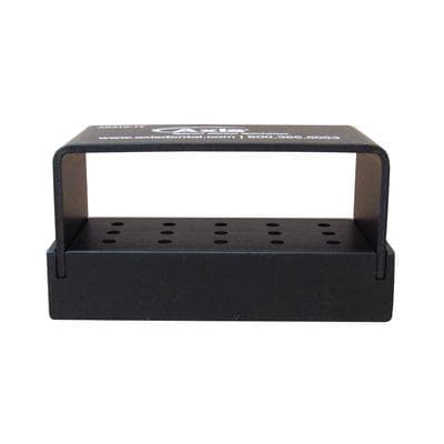 Kerr AXIS Aluminum Bur Block, 15 RA Holes, Green, Swivel Cover, Autoclavable, AB310-1T thumbnail 5
